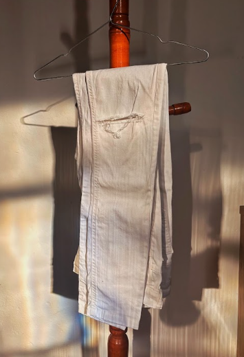Calça skinny — Branca